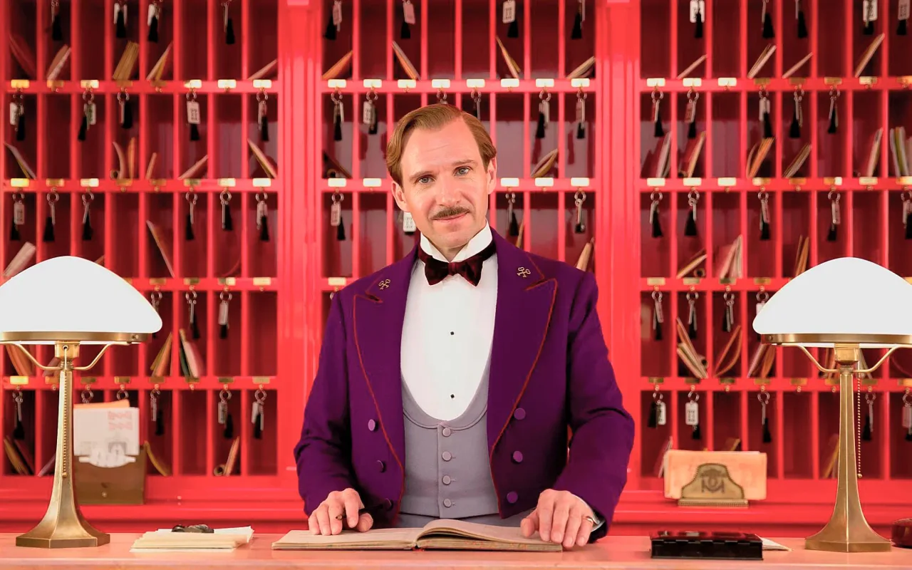 The Grand Budapest Hotel imagery from the client website.