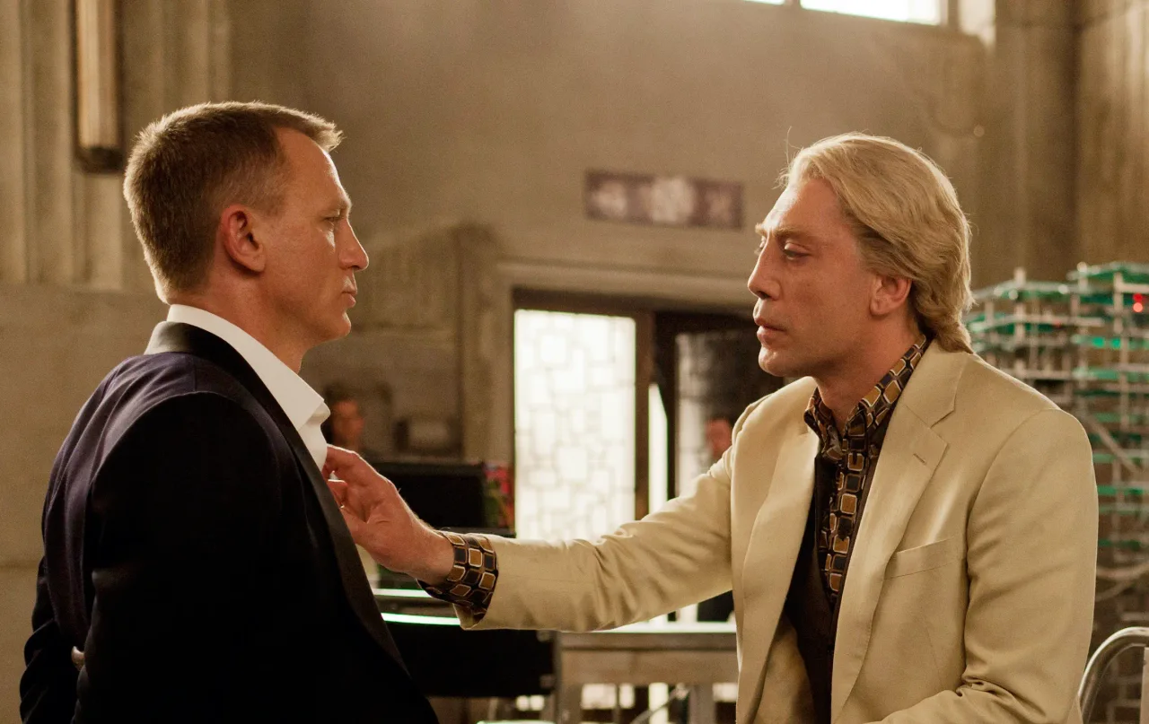 Skyfall film still used in the client website’s masthead.